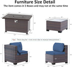11 Pieces Patio Furniture Set - Image 2