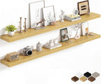Fun Memories 72Inch Long Floating Shelves, 8 Inch Deep Shelves by FunMemories