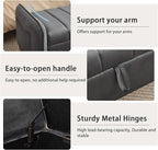 End of Bed Storage Bench, Storage Ottoman Bench - Image 6