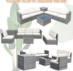 Tangkula 8 Pieces Wicker Patio Furniture Set - Image 8