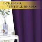 NICETOWN Blackout Curtains 120 inch Length - Image 4