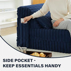 Tiita Folding Sofa Bed Single Size, Convertible Sleeper Chair Mattress - Image 5
