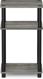 Furinno JUST Side Table, 3-Tier End Table, Open Shelves Night Stand, Bedside - Image 7