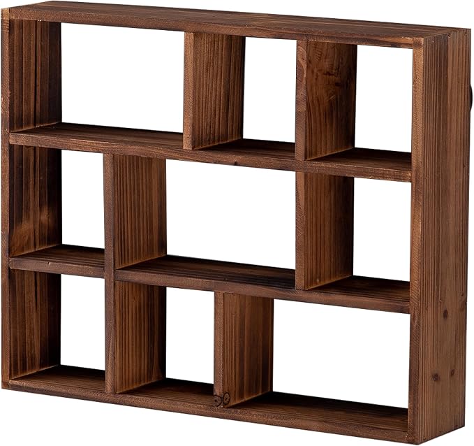 SOFE Small Brown Wood Shadow Box - Image 8