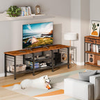 Furologee TV Stand for TVs up to 65 Inch, Entertainment Center - Image 4