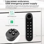 Fingerprint Cabinet Lock, Smart Electronic Cabinet Locks, Combination Password - Image 4