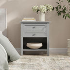 SIMPLIHOME Warm Shaker Bedside Table - Image 2