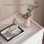 Bedside Table with Drawers DIY Simple Bedside Storage Cabinet Multifunctional - Image 3