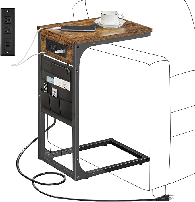 TUTOTAK C Shaped End Table by ChoosetutotakFurnitureBuildYourCozyHome