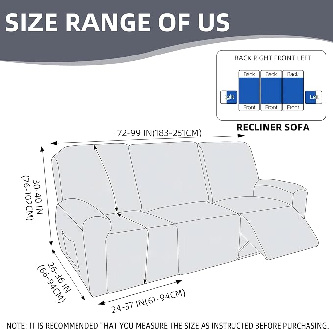 Genina Recliner Sofa Covers - Image 5