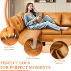 Wakefit Sectional Sofa Couch, Modern 4-Seaters Living Room Furniture Sets - Image 3