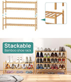 viewcare Shoe Rack, 4-Tier Long Shoe Rack - Image 6
