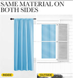 NICETOWN 2 Panels Blackout Curtains, Rod Pocket Thermal Insulated Drapess - Image 7