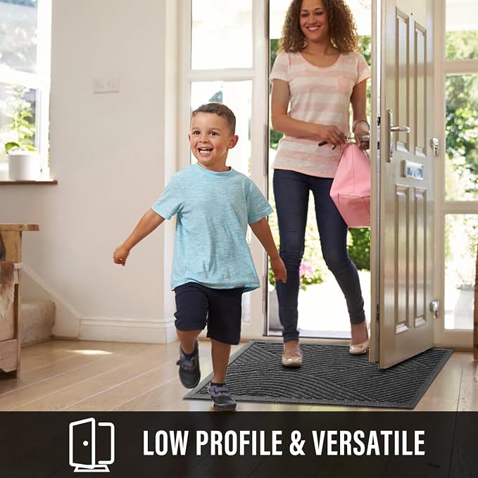 Sturdy Front Door Mat, Absorbent Muddy Dirt Resist Welcome Door Mats Outdoor - Image 6