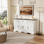 56" Modern Farmhouse Sideboard Buffet Cabinet - Image 8