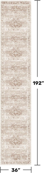 Beige Boho 3x16 Extra Long Runner Rug - Image 2