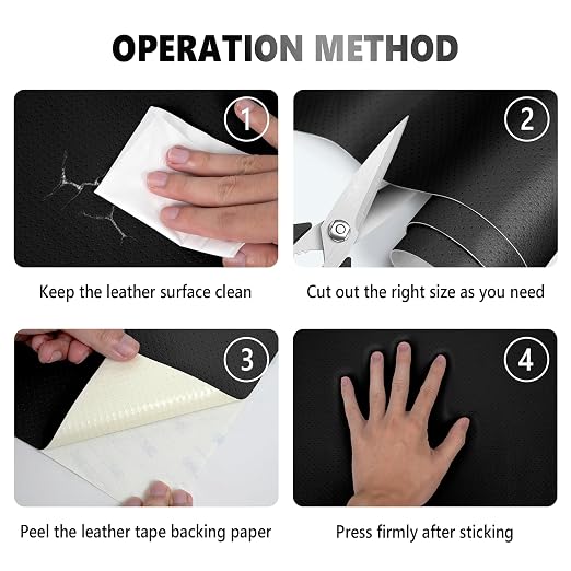 Leather Repair Patch, Breathable Perforated Self Adhesive Repair Patch - Image 5