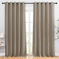 NICETOWN Blackout Taupe Curtains & Drapes 90 inches Long by NICETOWN