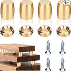 4 PCS Brass Cutting Board Feet by Unknown