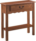 Leick Home Wave Console Table, Solid Wood, by LeickFurniture