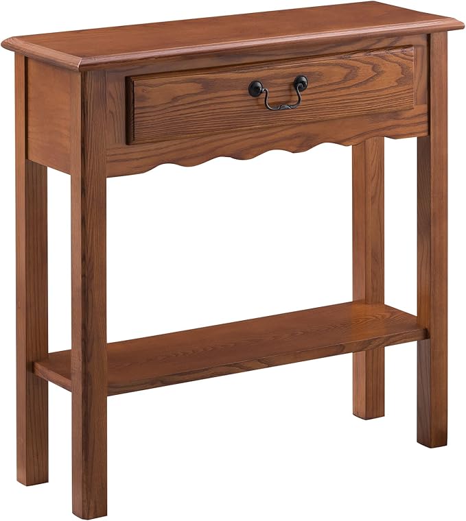 Leick Home Wave Console Table, Solid Wood, by LeickFurniture