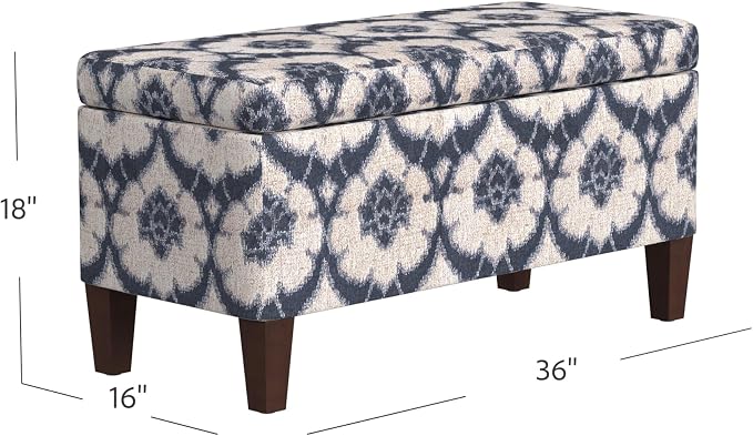 HomePop Large Decorative Storage Bench - Image 3