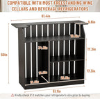 U-Shape Bar Table, Home Bar Unit - Image 2