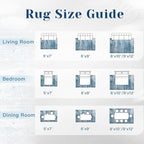 Washable Rug 6x9 Area Rugs for Living Room: Neutral Soft Rug Abstract Non Slip - Image 8