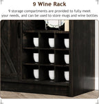 4ever2buy Farmhouse Coffee Bar Cabinet - Image 5