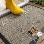 GORILLA GRIP 100% Waterproof All-Season WeatherMAX Doormat US Designed Natural by Unknown