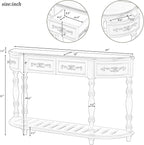 LUMISOL Half Moon Console Table - Image 2