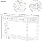 LUMISOL Half Moon Console Table - Image 2