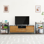 Yoobure Bookshelf Small Book Shelf, Solid Industrial 3 Tier Shelf Bookcase - Image 7