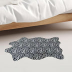 Faux Fur Zebra Animal Print Rug Perfect Throw Area Rug Carpet Floor Mat by yingda1992