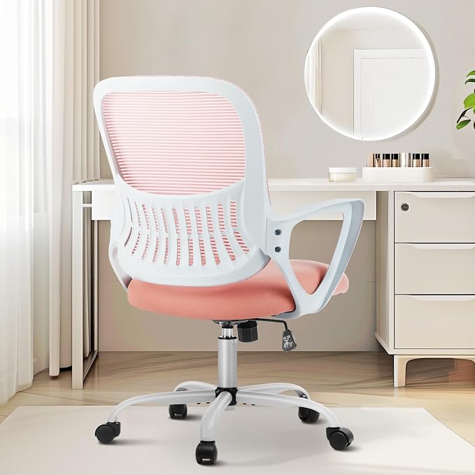 Sweetcrispy Ergonomic Mid-Back Mesh Home Office Desk Chair by Sweetcrispy