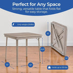 Stakmore Classic Straight Edge Square Folding Card Table 32x32 - Image 3