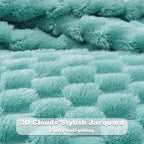 NEWCOSPLAY Fleece Clouds Cozy Twin Blanket - Image 5