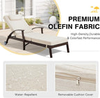 Outdoor Chaise Lounge Chairs Set of 2 - Image 7