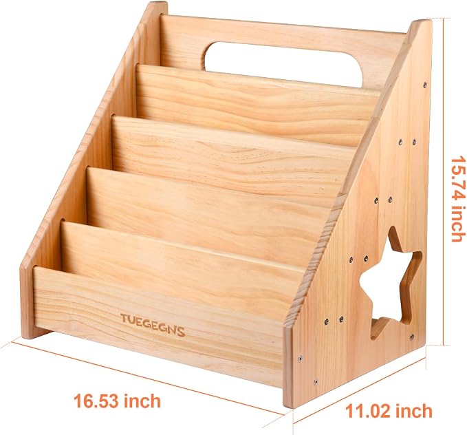 Montessori Bookshelf, Toddler Bookshelf - Image 3