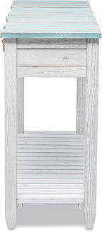Sea Winds Trading Picket Fence Console Table Kiln-Dried Solid Mindi Wood - Image 5