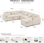 Belffin Large Modular Sectional Sofa - Image 2