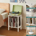 LELELINKY 2-Tier Record Player Stand - Image 7