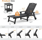 LUE BONA Outdoor Lounge Chair Set - Image 7