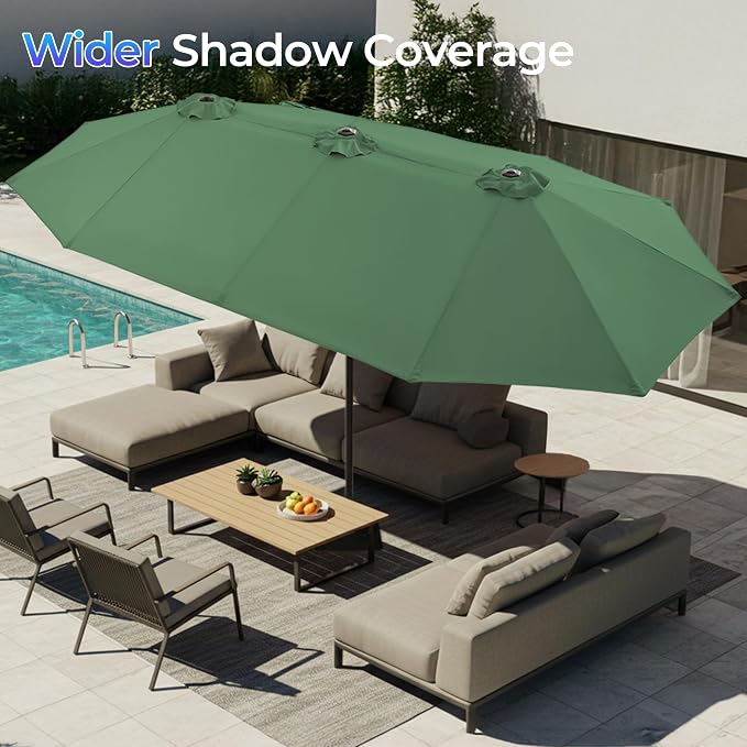 SUPERJARE 13FT Outdoor Patio Umbrella - Image 4