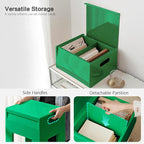Nightstand Bedside with Storage Space, Dorm and Small Spaces, Easy Assembly - Image 5
