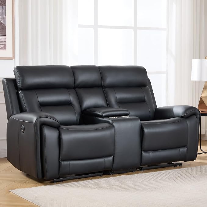 ANJ Power Reclining Loveseat Sofa by ANJ