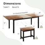 Feonase 7-Piece Dining Table Set - Image 6