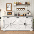 usikey 61” Large Sideboard Buffet Cabinet by USIKEY
