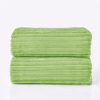 BEDELITE 3D Ribbed Jacquard Green Blankets Queen Size - Image 8