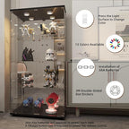 Beauty4U Glass Display Cabinet - Image 6